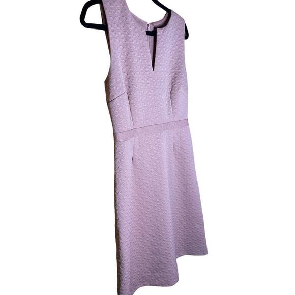 J. Crew Women's  Party Dress Geometric Triangle Design Dusty Pink Size 8 Tall - Picture 2 of 11